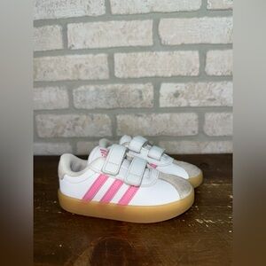 adidas Kids/Toddler VL Court 3.0 sneakers size 8c - 0369